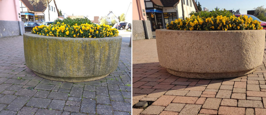 Ehrenamtliche reinigung Rathaus Plittersdorf Vorher Nachher Bilder